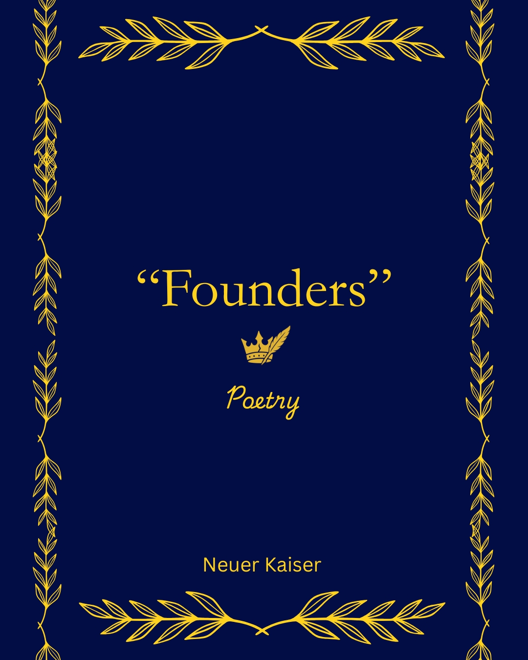 Cover of Founders by Neuer Kaiser